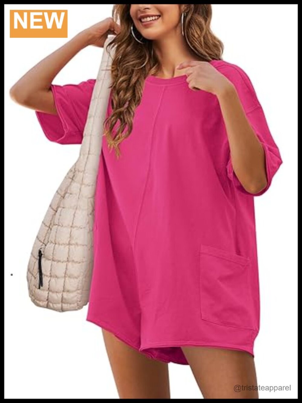 Women's Oversized Romper Short Sleeve Wide Leg Reversible Workout Lounging